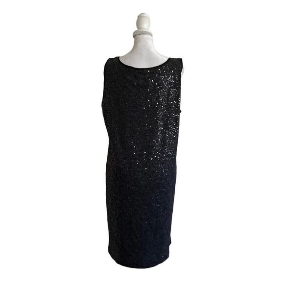 Kenneth Cole NY Designer Sleeveless Sequin Sheath Party Dress US Size 8 - Picture 4 of 6